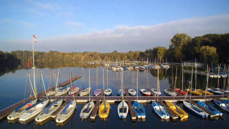 Segelboot Unterbacher See Düsseldorf